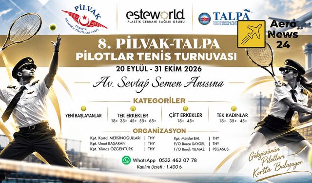 Pilotlar Bu Kez Gökyüzünde Değil Kortta Yarışacak