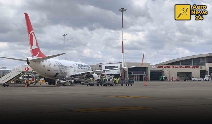 Şırnak Havalimanı’nda ilk çeyrekte 105 bin yolcu