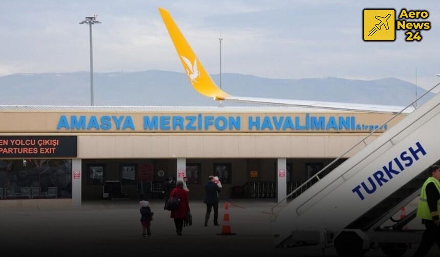 Amasya Merzifon Havalimanı 8 ayda 100 bin yolcuya yaklaştı