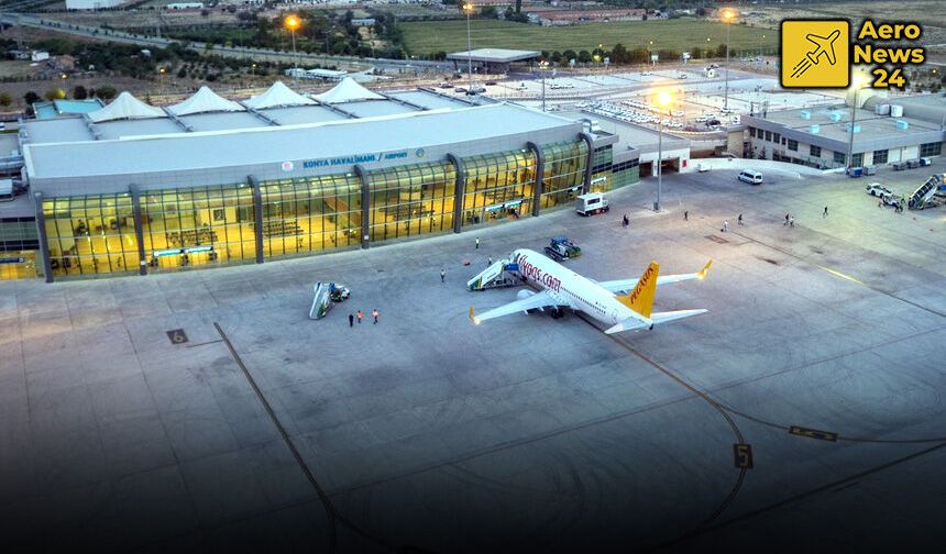 Konya Havalimanı şubatta 70 bin yolcuyu aştı