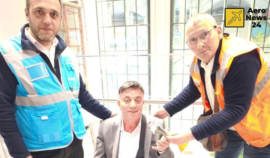HAVAİST Personelinden Örnek Davranış! Unutulan 10.000 Dolar Sahibine Teslim Edildi