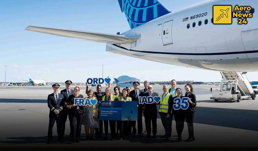 United Airlines, Almanya-ABD Uçuşlarında 35. Yılını Kutluyor