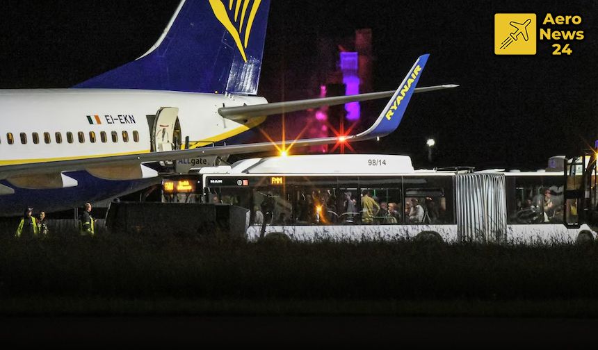Ryanair Uçağı Türbülans Nedeniyle Acil İniş Yaptı!