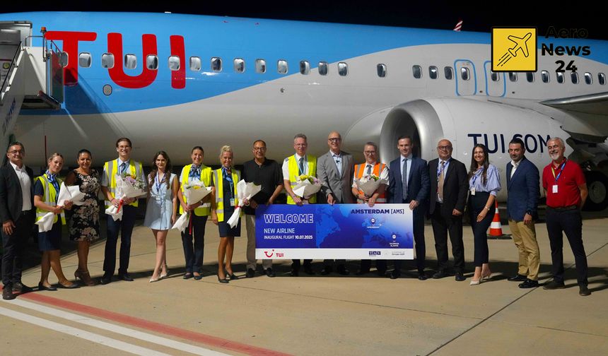 Gazipaşa-Alanya ile Amsterdam arasında haftada üç direkt uçuş