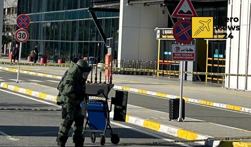 Ordu-Giresun Havalimanı’nda şüpheli valiz senaryolu acil durum tatbikatı