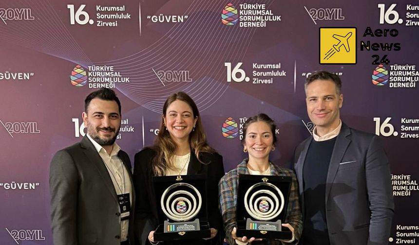 Pegasus’un “Sıfır Atık Göklerde” projesine iki ödül birden