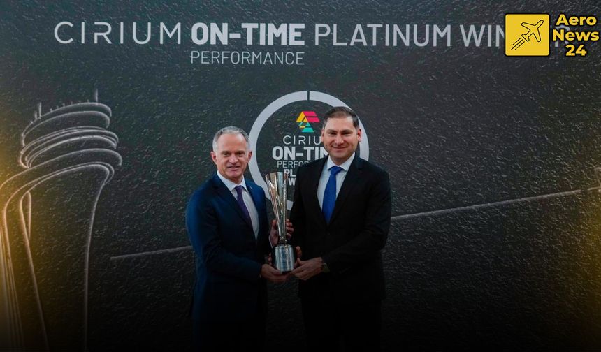 İGA İstanbul Havalimanı'na Cirium'dan "Platin Ödül"