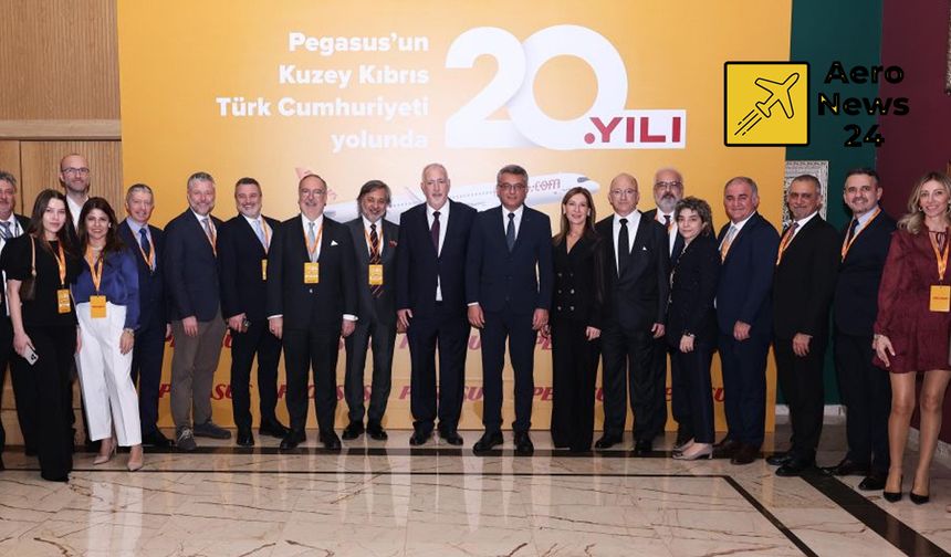 Pegasus, KKTC ile Gökyüzündeki 20 Yıllık Bağını Lefkoşa’da Kutladı