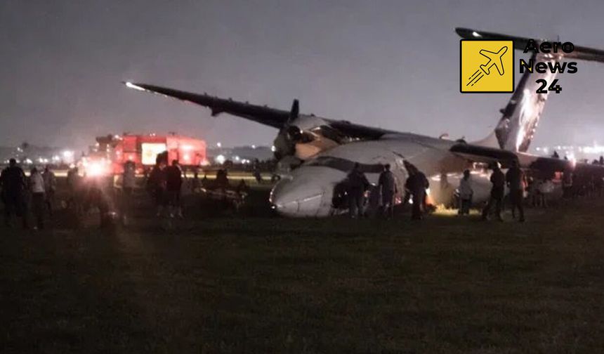 Kenya’da yolcu uçağı pistten çıktı