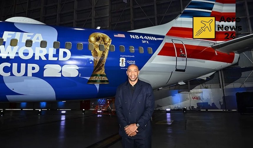 American Airlines’tan Dünya Kupası hamlesi: Özel boyalı uçak gökyüzünde