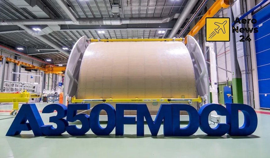 Airbus, A350F kargo uçağı için dev kargo kapısını tamamladı