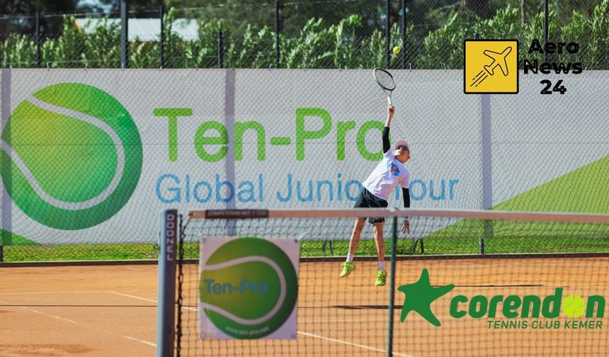 Corendon Tennis Club Kemer, geleceğin tenisçilerine ev sahipliği yapıyor