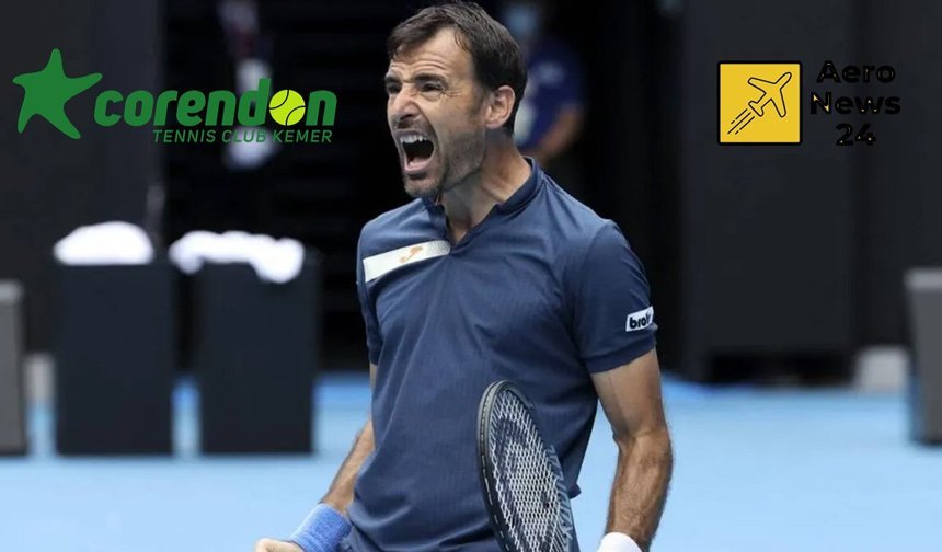 Corendon Tennis Club Kemer’de Ivan Dodig rüzgarı