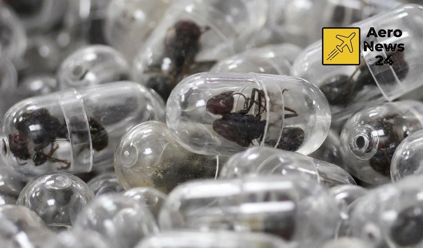 Valizden 2 bin 200 canlı karınca çıktı