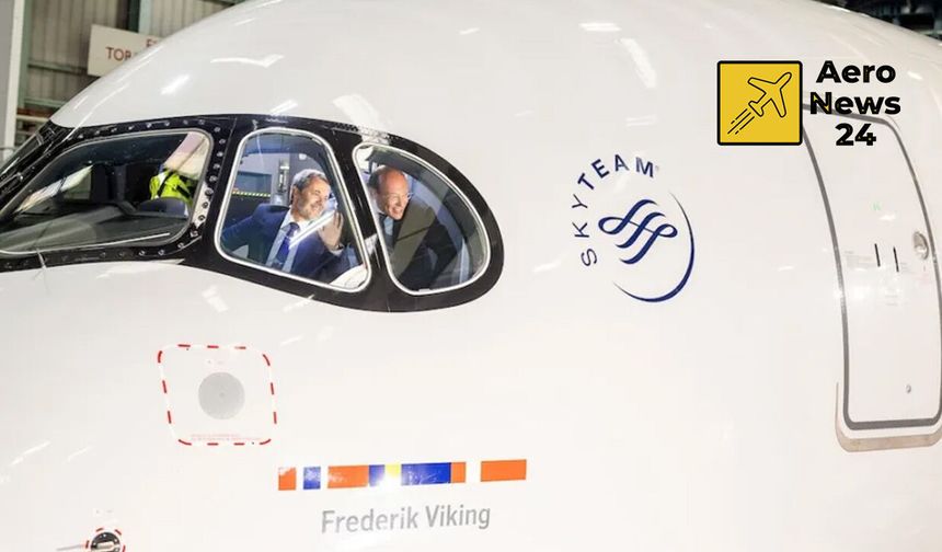 SAS’ın yeni Airbus A350’sine Kral Frederik X’in adı verildi