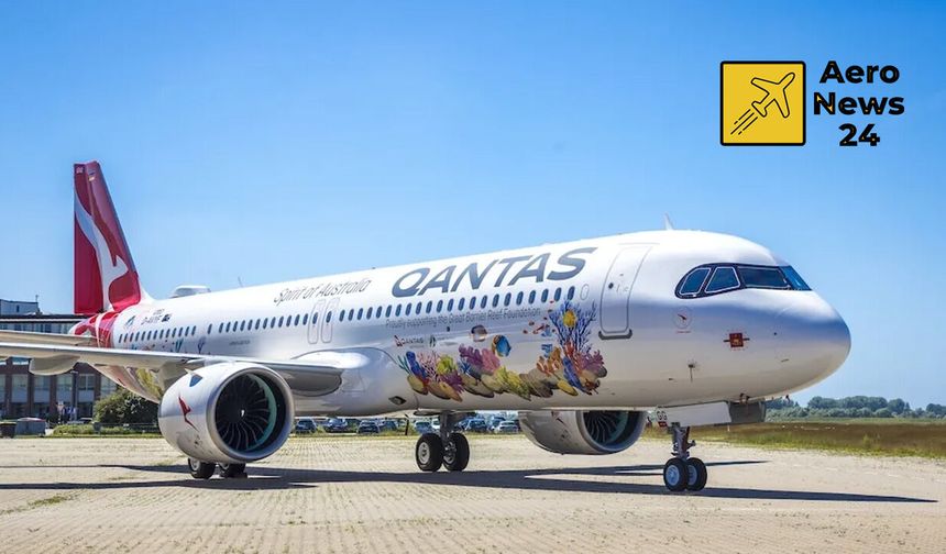 Qantas’tan Büyük Set Resifi temalı yeni A321XLR