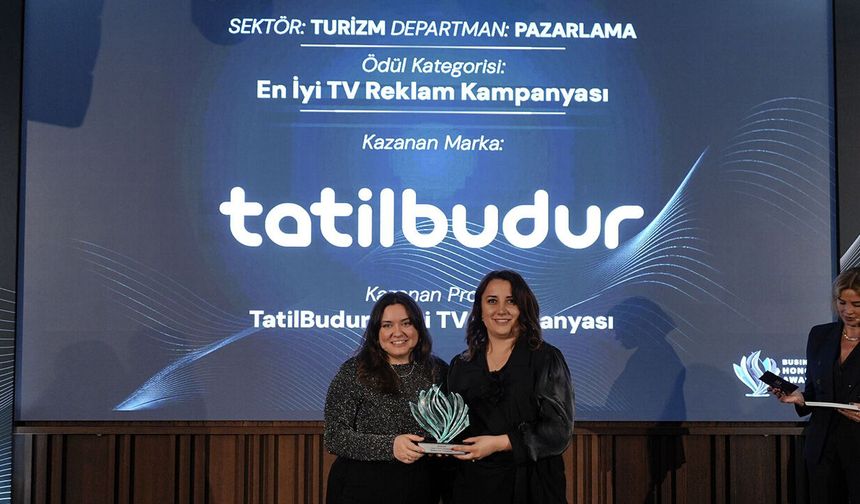 TatilBudur’a Business Honors’tan İki Prestijli Ödül