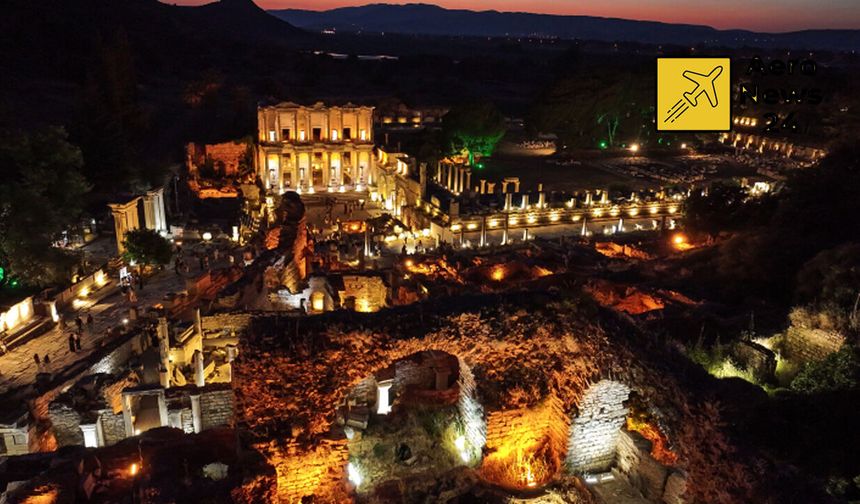 Efes Antik Kenti’nde gece müzeciliği yeniden başladı