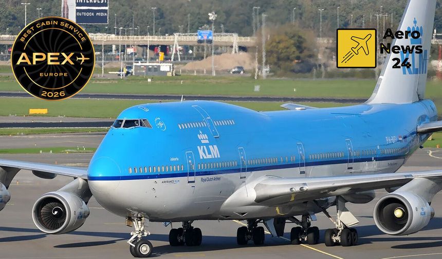 KLM, Avrupa'nın En İyi Kabin Hizmeti Ödülünü Kazandı