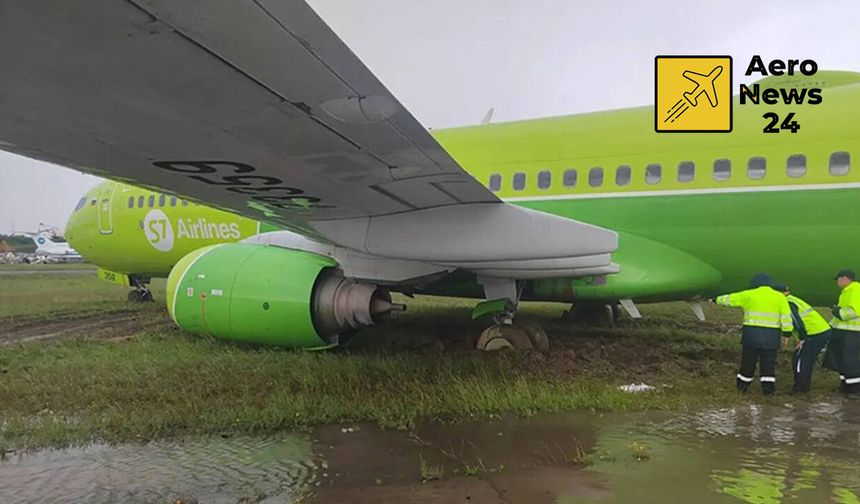 S7 Airlines uçağı pistten çıktı, Mirny Havalimanı uçuşlara kapatıldı