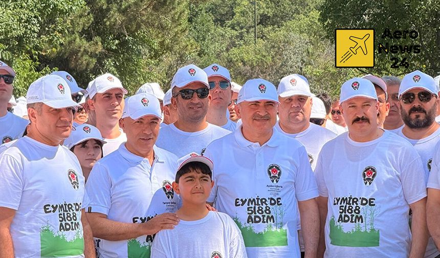 TAV Güvenlik, "Eymir'de 5188 Adım" Yürüyüşüne Katıldı