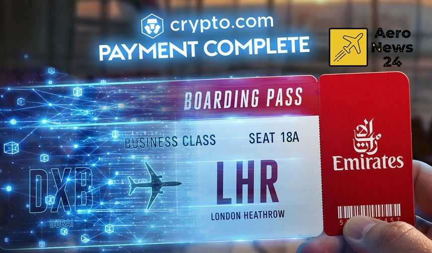 Emirates'ten kripto para ile ödeme dönemi: Crypto.com Pay hizmete girdi