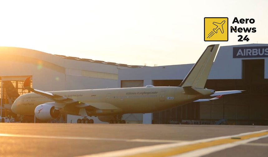 Airbus A350-1000ULR, 19 saatlik kesintisiz uçuşla Avustralya'ya ulaştı