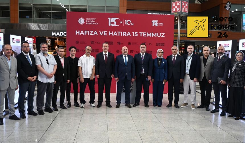 Sabiha Gökçen Havalimanı’nda “Hafıza ve Hatıra: 15 Temmuz” Fotoğraf Sergisi Açıldı
