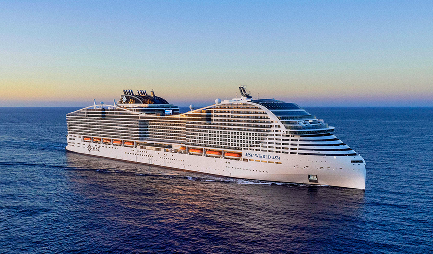MSC Cruises'ın Yeni Mega Gemisi MSC World Asia Akdeniz'e Açılıyor