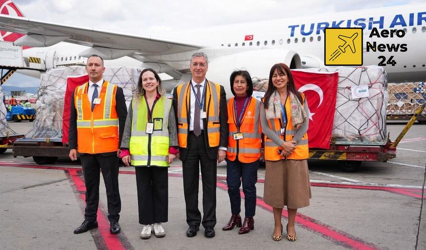 Türkiye’nin deprem yardımları Kolombiya’ya ulaştı