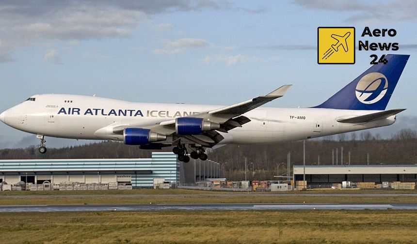 Air Atlanta Europe Boeing 747’si Amsterdam’a Yönlendirildi