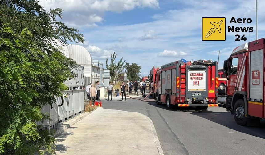 Hastane Bahçesindeki Yangın Hava Trafiğini Etkiledi: Atatürk Havalimanı’na İnecek Uçaklar Beklemeye Alındı