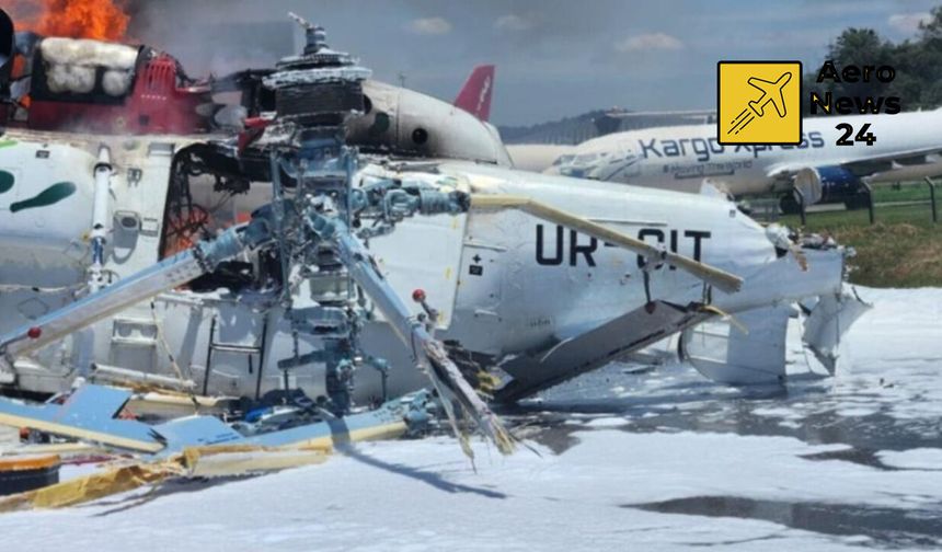 Subang Havalimanı’nda Helikopter Alev Topuna Döndü: 4 Kişi Son Anda Kurtuldu