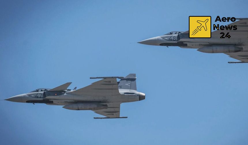 Macaristan’da Gripen savaş uçağı düştü: Pilot fırlatma koltuğuyla kurtuldu