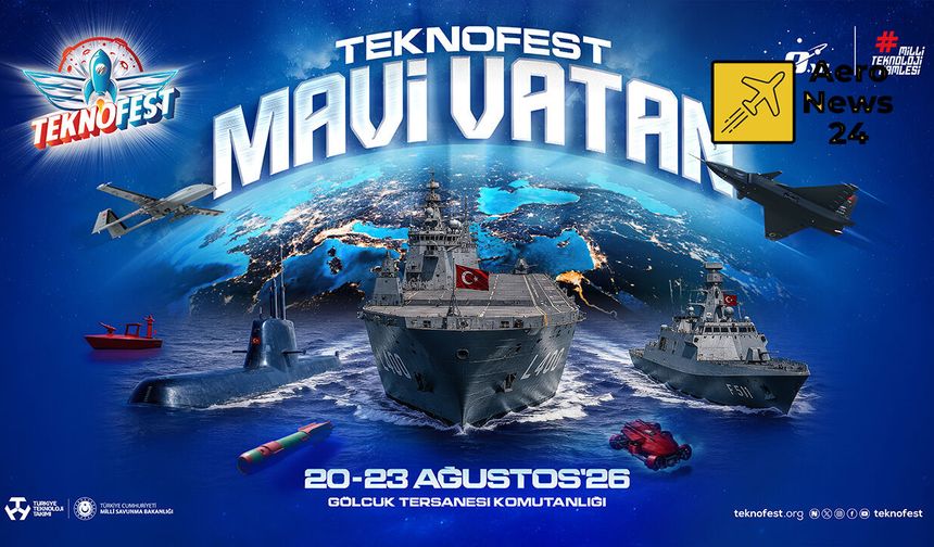 Rotamız TEKNOFEST Mavi Vatan  Pruvamız Geleceğe, Ufkumuz Mavi Vatan’a Dönük