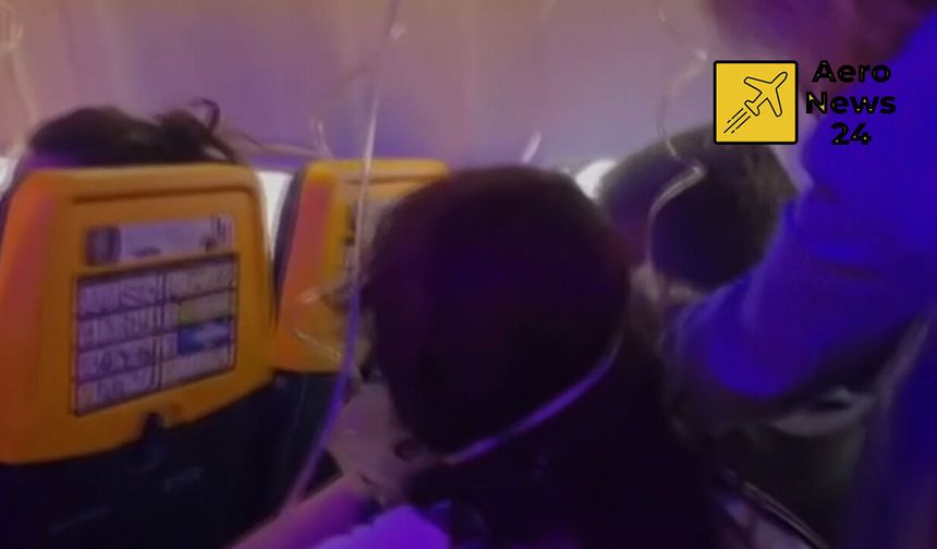 Ryanair Uçağında Dehşet: Cam Patladı, Yolcuyu Eşi Bacaklarından Tutarak Kurtardı