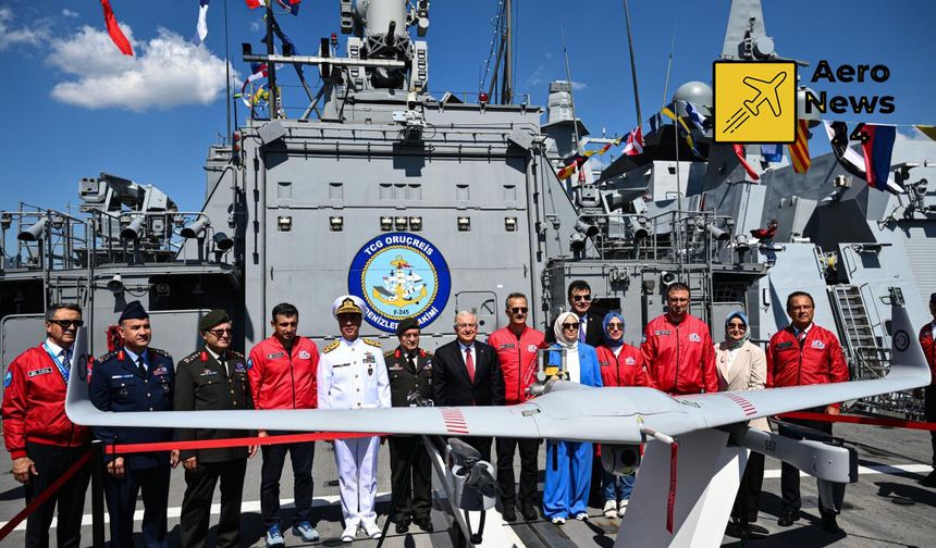 Bayraktar KALKAN DİHA envantere girdi: Tören TCG Oruçreis’te yapıldı