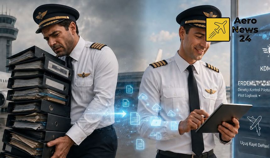 Pilotların uçuş kayıtlarında dijital dönem başlıyor