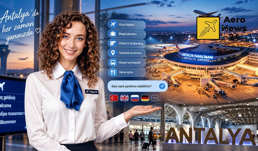 Antalya Havalimanı’nın Dijital Asistanı Talya AI’dan 2 Yılda 454 Bin Soruyu Yanıtladı