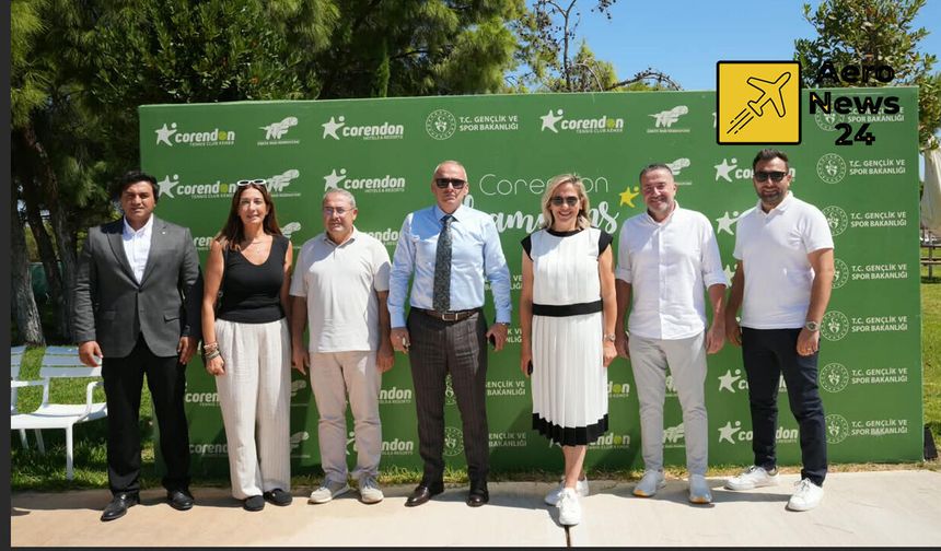 Corendon’dan Kemer’e Tenis Hamlesi: Çocuklar İçin Yeni Projeler, Uluslararası Turnuvalar Yolda