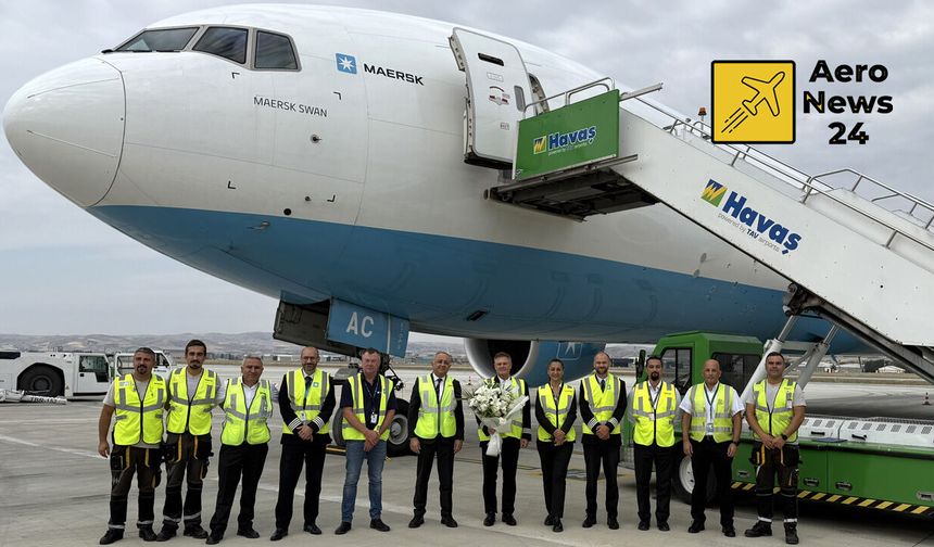 Maersk Air Cargo Türkiye Operasyonlarına Başladı: Ankara’da Yer Hizmetleri Havaş’a Emanet