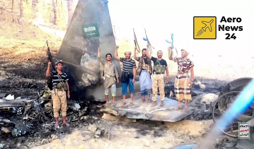 Husiler Suudi F-15’in Enkaz Görüntülerini Yayımladı: Kuyruk Numarası 5539