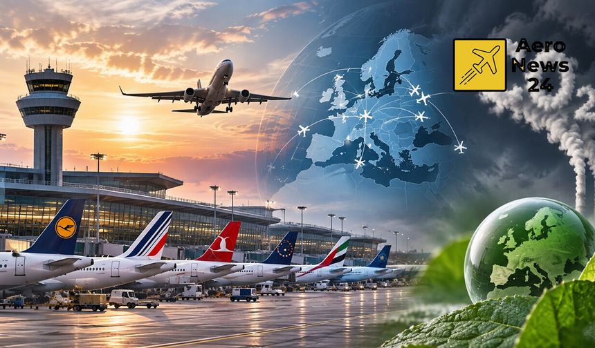 Avrupa’nın 20 Büyük Havalimanına “Karbon Bütçesi” Uyarısı: 225 Milyon Ton Ek CO₂ İddiası