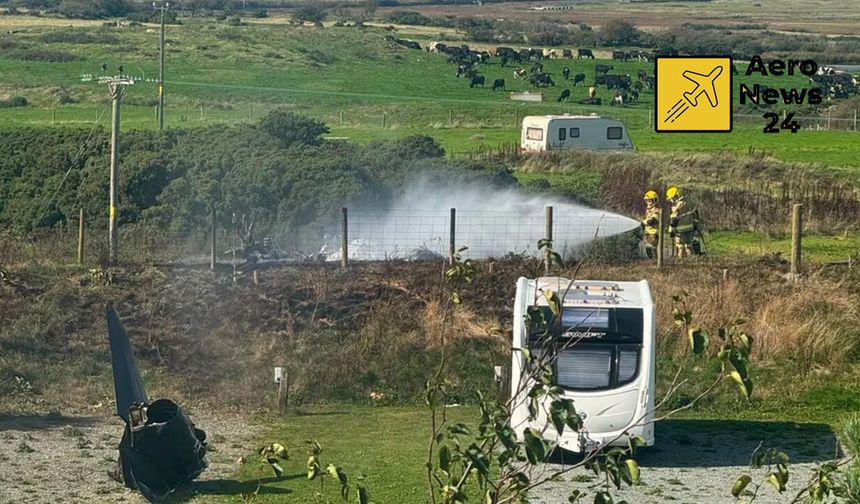 İngiltere’de RAF’a Ait Hawk T2 Düştü: İki Pilot Fırlatma Koltuğuyla Kurtuldu