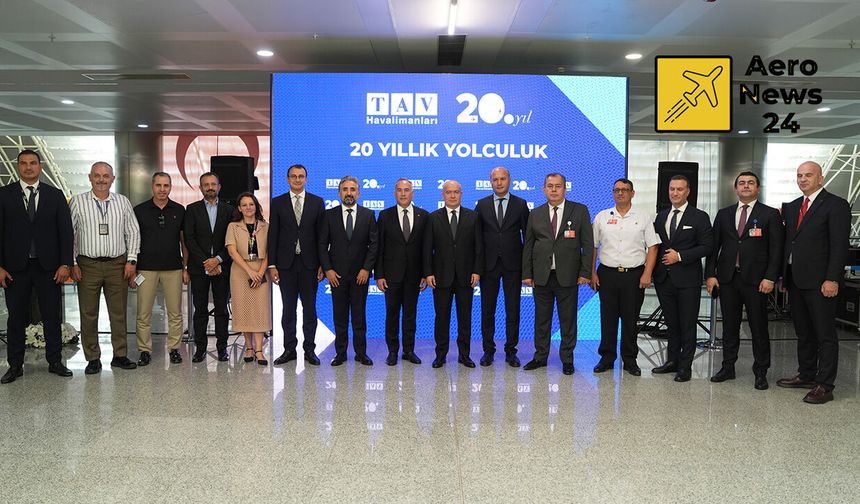 TAV Havalimanları İzmir’de 20. yılını kutluyor