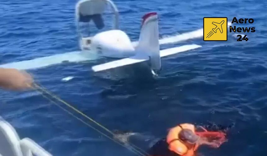 Batum’dan Havalanan Özel Uçak Rize Açıklarında Denize Acil İniş Yaptı