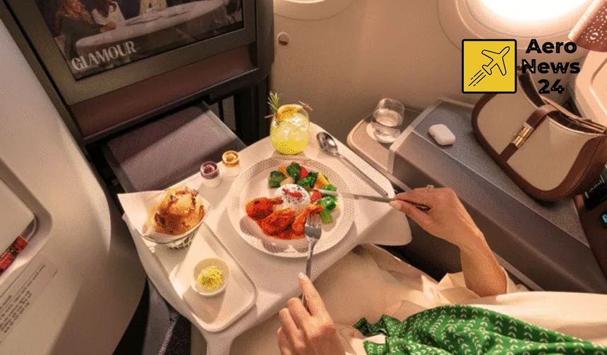 Air India'dan 35 bin feet yükseklikte restoran deneyimi