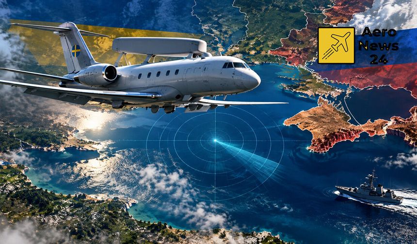 İsveç'in casus uçağı Karadeniz üzerinde: Kırım yakınlarında keşif hareketliliği