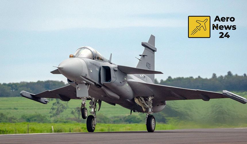 Brezilya’da üretilen ilk Gripen E gökyüzüyle buluştu
