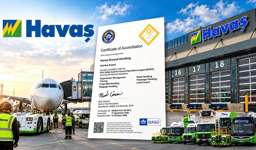 HAVAŞ, İstanbul'da ISAGO sertifikasını yeniledi